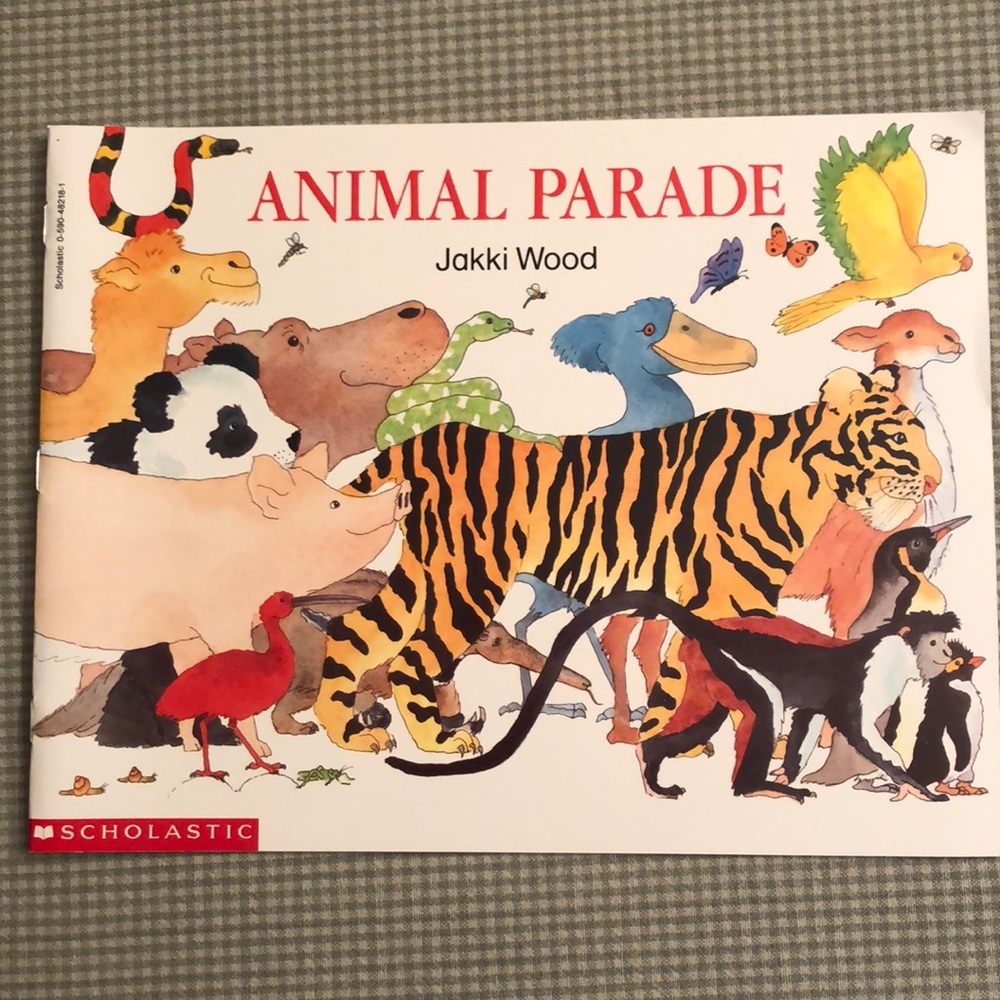 NWOT - ANIMAL PARADE BY JAKKI WOOD. From A to Z. Educational Colourful - #552